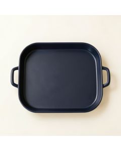 Hazel Bend Serving Tray - Navy (synthetic illustration; no displayed measurements)