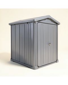 Oakland 11 Ft. W X 7.5 Ft. D Plastic Storage Shed (synthetic illustration; no displayed measurements)