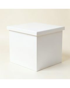 Field Bridge Closed Outdoor Storage Box - White (synthetic illustration; no displayed measurements)