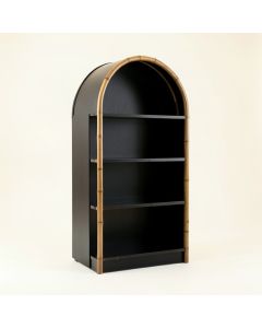 Briar Dale Freestanding Bookcase - Black (synthetic illustration; no displayed measurements)