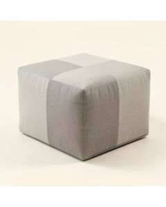 22 '' Wide Square Geometric Pouf Ottoman (synthetic illustration; no displayed measurements)
