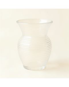 Stone Brook Empty Decorative Vase - White (synthetic illustration; no displayed measurements)