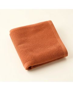 Cove Crest Bath Towel - Terracotta (synthetic illustration; no displayed measurements)