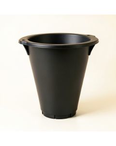 Lake Crest Empty Railing Planter With Integral Brackets - Black (synthetic illustration; no displayed measurements)