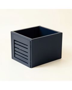 Brook Brook Empty Furniture-Style Litter Enclosure - Navy (synthetic illustration; no displayed measurements)