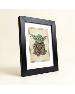 Wilkes Star Wars Yoda U.S. Stamp Sheet Wood Picture Frame (synthetic illustration; no displayed measurements)
