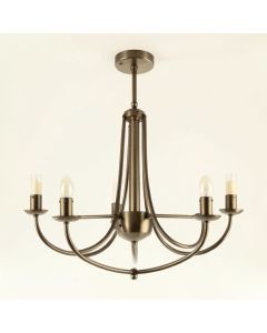 Babson 8 - Light Candle Style Wagon Wheel Chandelier (synthetic illustration; no displayed measurements)