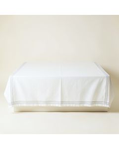 Olive Falls Flat Bed Sheet - White (synthetic illustration; no displayed measurements)
