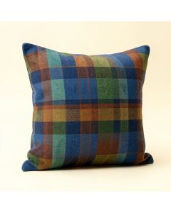 Bohemian Checkered Folk Square Pillow Cover (synthetic illustration; no displayed measurements)
