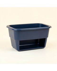 Bay Brook Empty Raised Planter - Navy (synthetic illustration; no displayed measurements)
