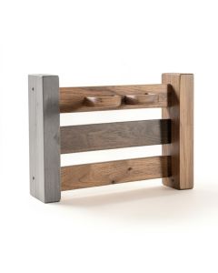 Bernon Solid Wood Wall Mounted Wine Glass Rack (synthetic illustration; no displayed measurements)