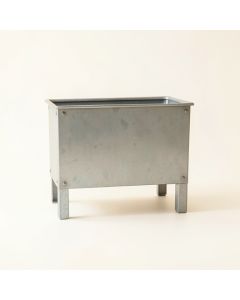 Bay Bend Empty Raised Planter - Gray (synthetic illustration; no displayed measurements)