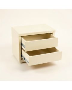 Heath Crest Small-Parts Storage Drawer Cabinet - Ivory (synthetic illustration; no displayed measurements)