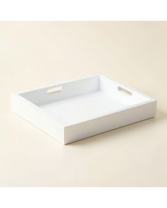 Laurel Bluff Serving Tray - White (synthetic illustration; no displayed measurements)