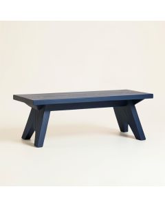 Meadow Arc Indoor Bench (synthetic illustration; no displayed measurements)