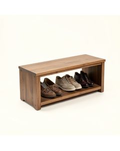 Entryway Bench , Industrial Shoe Bench (synthetic illustration; no displayed measurements)