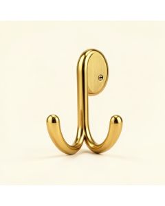 Brass Wall Mounted Robe Hook (synthetic illustration; no displayed measurements)