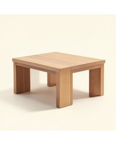 Henkil Solid Wood Coffee Table (synthetic illustration; no displayed measurements)