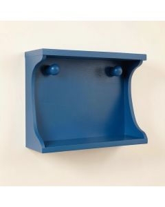 Aspen Bend Wall-Mounted Entryway Organizer Shelf - Blue (synthetic illustration; no displayed measurements)