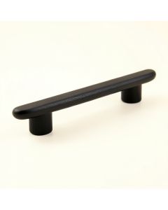 Spruce Branch Cabinet Handle Without Packaging - Black (synthetic illustration; no displayed measurements)