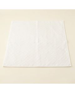 Oak Bend Bath Mat - White (synthetic illustration; no displayed measurements)