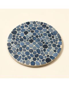Penny 0.8 '' X 0.8 '' Porcelain Penny Round Mosaic Floor Tile (synthetic illustration; no displayed measurements)