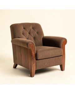 Hoboken 38 '' Wide Tufted Polyester Armchair (synthetic illustration; no displayed measurements)