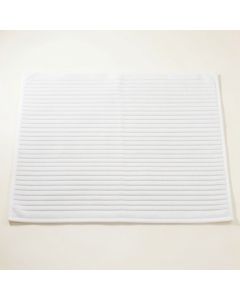 Aspen Bridge Bath Mat - White (synthetic illustration; no displayed measurements)