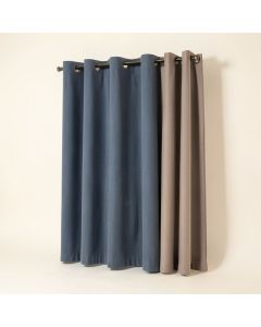 Aleksander Solid Color Semi-Sheer Grommet Curtain Panels (synthetic illustration; no displayed measurements)