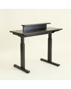 Series C Height Adjustable U-Shaped Standing Desk With Hutch (synthetic illustration; no displayed measurements)