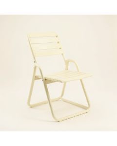 Summit Branch Folding Outdoor Chair - Cream (synthetic illustration; no displayed measurements)