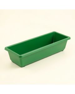 Hazel Dale Empty Railing Planter With Integral Brackets - Green (synthetic illustration; no displayed measurements)