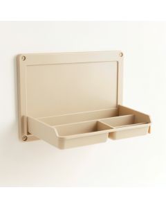 Ridge Dale Empty Wall-Mounted Tool Organizer Panel - Beige (synthetic illustration; no displayed measurements)