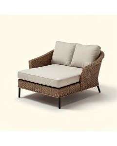 Carles Garden Daybed With Cushions (synthetic illustration; no displayed measurements)