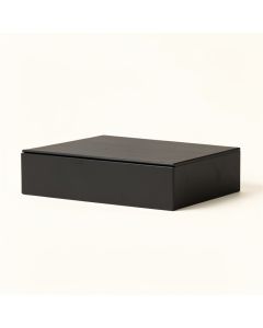Maple Edge Desktop Monitor Riser - Black (synthetic illustration; no displayed measurements)