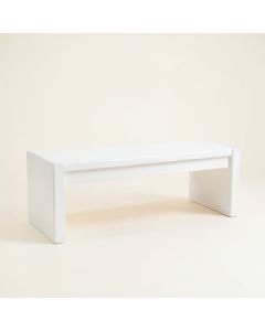 Olive Brook Indoor Bench - White (synthetic illustration; no displayed measurements)