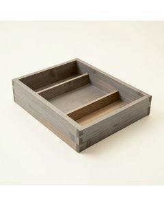 Olive Arc Empty Pantry Drawer Organizer Insert - Gray (synthetic illustration; no displayed measurements)