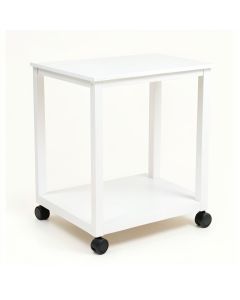 Ridge Bridge Empty Rolling Workshop Cart - White (synthetic illustration; no displayed measurements)