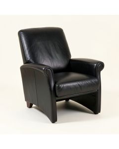 Grotusque 30 '' Wide Top Grain Leather Lounge Chair (synthetic illustration; no displayed measurements)