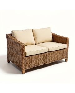 Arshmaan Patio Sofa With Cushions (synthetic illustration; no displayed measurements)