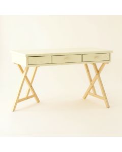 Sage Crest Writing Desk - Ivory (synthetic illustration; no displayed measurements)