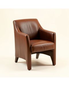 Willson Genuine Leather Upholstered Dining Chair (synthetic illustration; no displayed measurements)