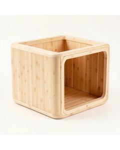 Elm Bend Empty Furniture-Style Litter Enclosure - Ivory (synthetic illustration; no displayed measurements)