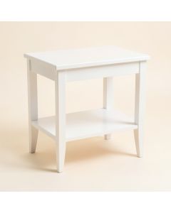 Elm Canyon Side Table - White (synthetic illustration; no displayed measurements)