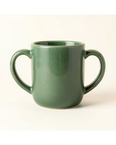 Moss Bluff Ceramic Mug - Green (synthetic illustration; no displayed measurements)