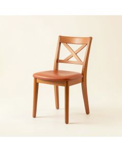 River Crest Dining Chair - Terracotta (synthetic illustration; no displayed measurements)