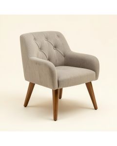 Vachakan Tufted Side Chair In Transparent (synthetic illustration; no displayed measurements)