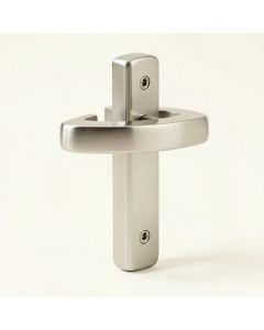 Residential Mid Century Modern Style Privacy Door Lever (synthetic illustration; no displayed measurements)