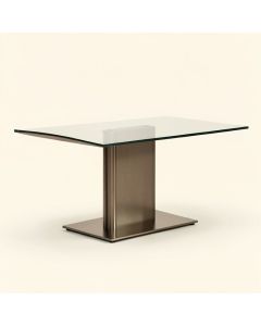 Curtsinger Glass Top Modern Dining Table (synthetic illustration; no displayed measurements)