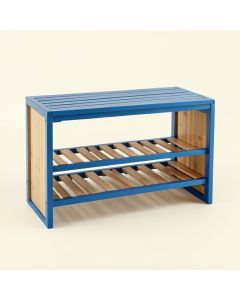 Sage Dell Shoe Storage Bench - Blue (synthetic illustration; no displayed measurements)